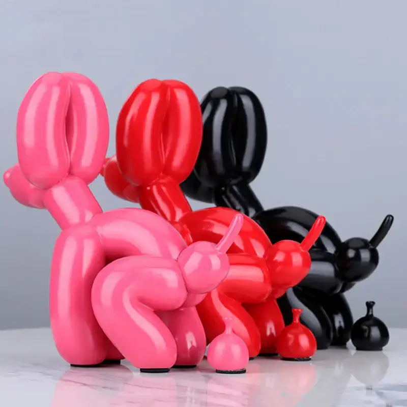 DecorBites™ Balloon Dog Statue: Modern Nordic Resin Art Sculpture for Home Decor