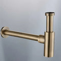 Modern gold basin tap siphon kit bathroom pop up drain