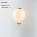 Modern gold bean glass chandelier dining room linear lighting