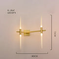 Modern gold & black branch suspension pendant light dining room