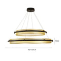 Modern gold & black honeycomb round pendant light for dining room