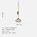 Modern gold bubble crystal pendant light for dining room