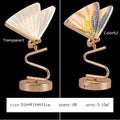 Modern gold butterfly led pendant lamp for bedroom staircase