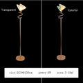Modern gold butterfly pendant lamps bedroom led lighting fixtures