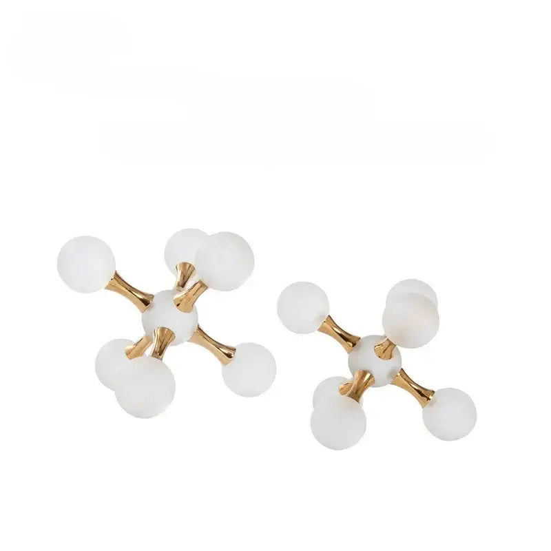 DecorBites™ Crystal Ball Molecule Geometric Metal Ornament Home Decor