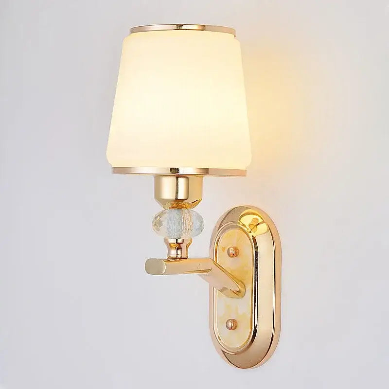 DecorBites™ Crystal Bedside Wall Sconce - Modern Minimalist LED Wall Light - 12W E14