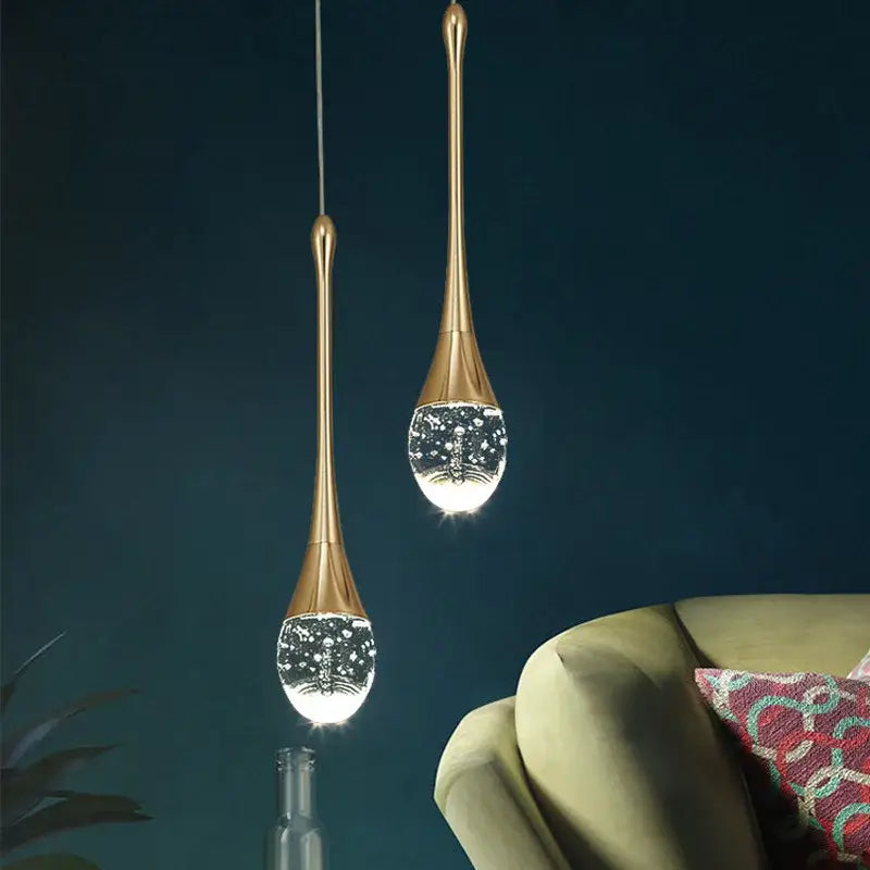 DecorBites™ Crystal Bubble Pendant Chandelier for Dining Room Bedroom Restaurant Bar