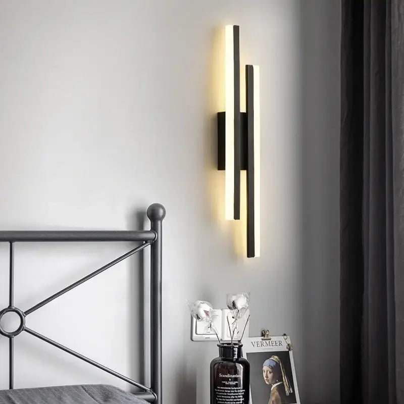 Modern gold decorbites led strip wall lamp bedroom sconce light