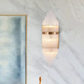 DecorBites™ Minimalist Clear Glass Sconce Light with Gold Finish - 2/3 Lights - Indoor Wall Lighting
