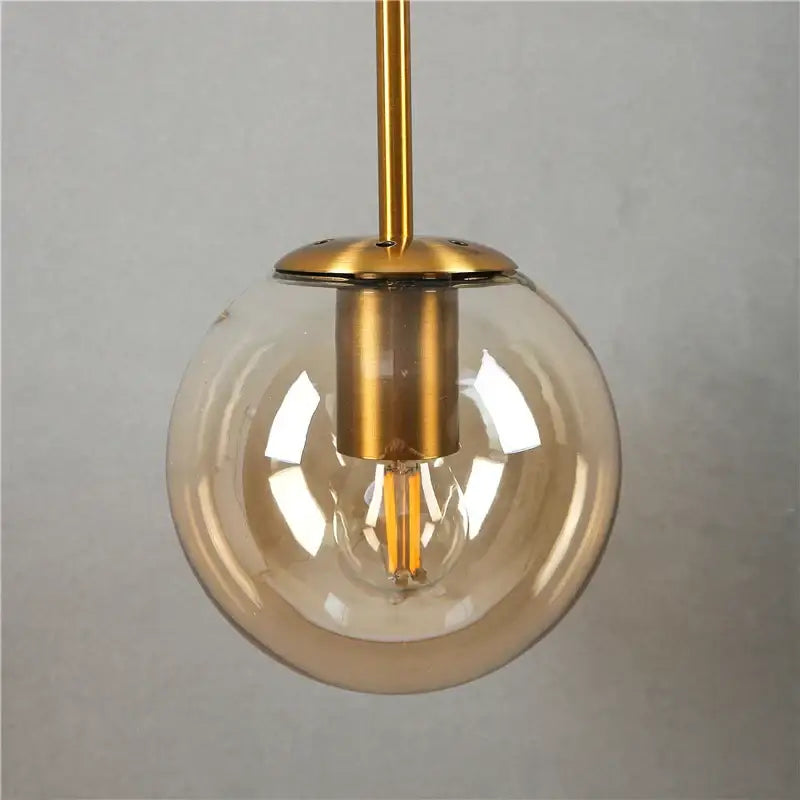 DecorBites™ Glass Ball Wall Lamp: Nordic Modern LED Lighting for Living Room, Bedroom, and Corridor