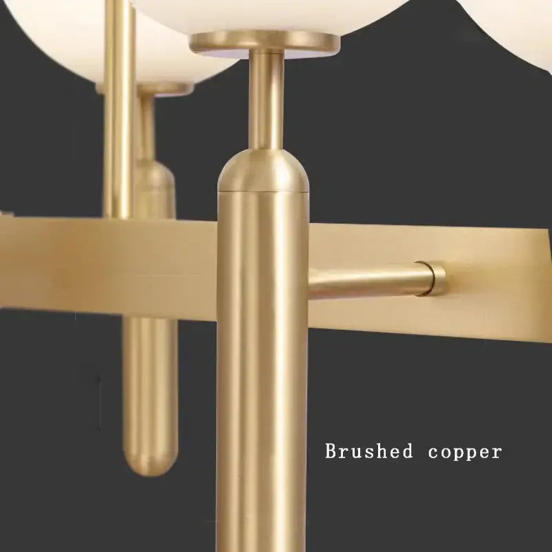 Modern gold glass balloon chandelier dining room light