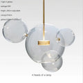 DecorBites™ Glass Bubble Ball LED Chandelier Mickey Light for Modern Indoor Spaces