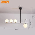Modern gold glass bubble pendant light – dining room cherub decor