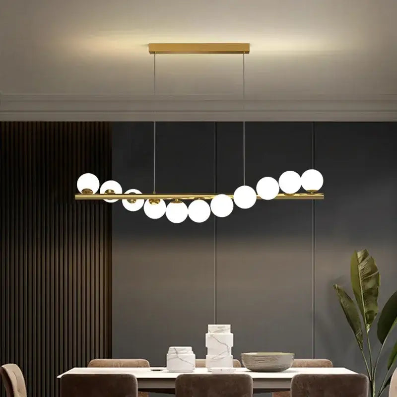 DecorBites™ Glass Balls LED Ceiling Chandeliers G9 Pendant Lights for Home Decor