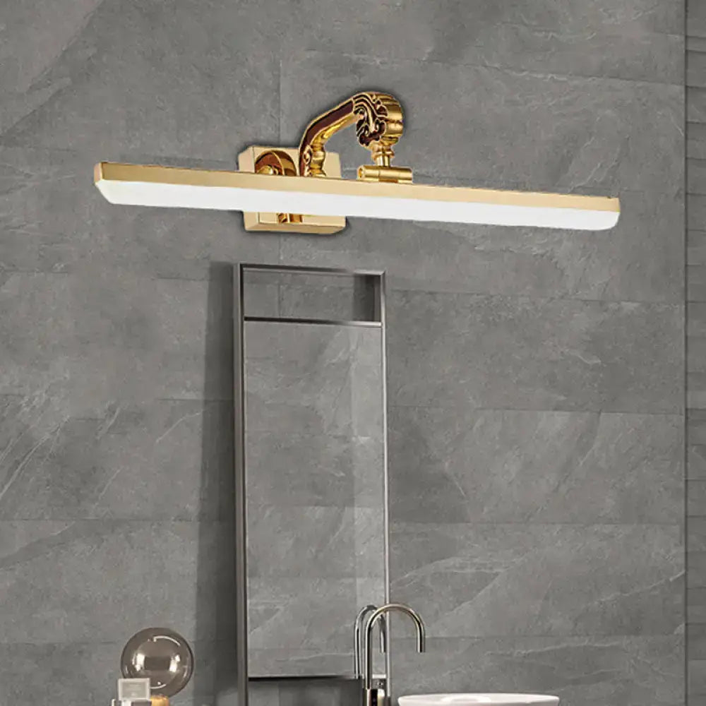 Modern gold led vanity light bathroom wall mounted 110v-120v