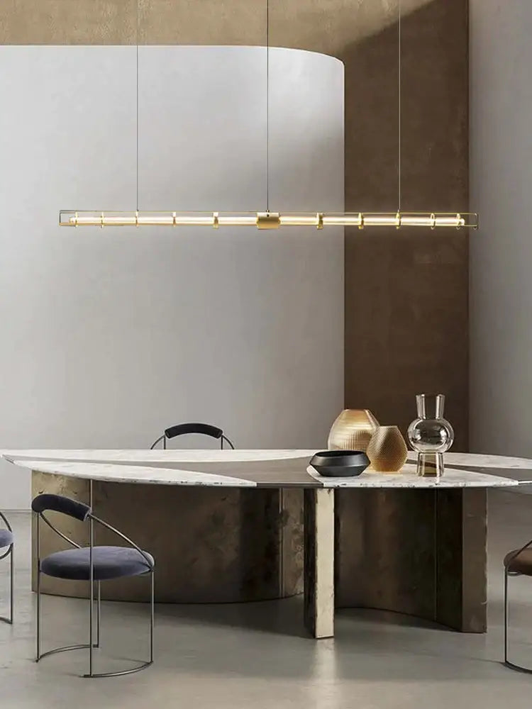 DecorBites™ Glass Dining Room Chandelier: Nordic, Minimalist, Modern, for Home, Office, and Bar Decor