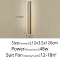 Modern gold minimalist led wall lamp for bedroom and exterior corridor