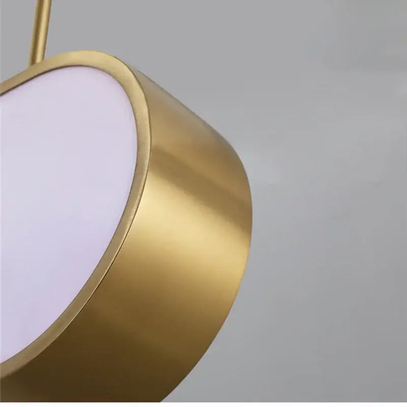 Modern gold oval decorbites led sunset chandelier dining room light