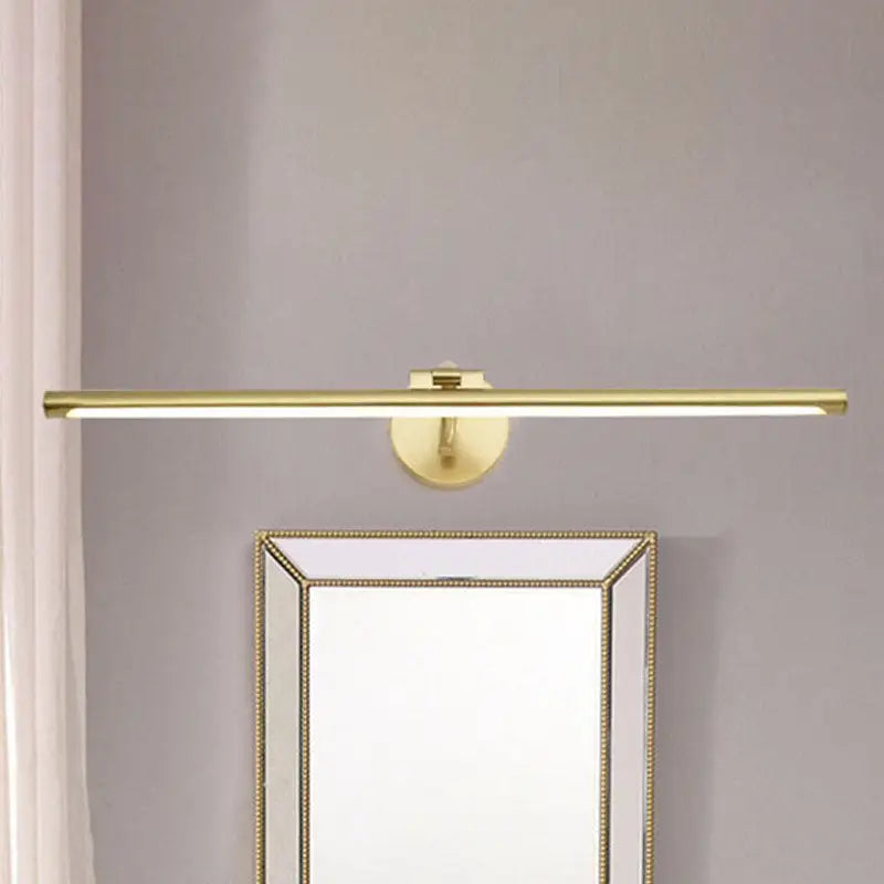 DecorBites™ Golden Pipe Vanity Light - Modern Stylish LED Wall Sconce for Bathroom - 16"/21.5" Width