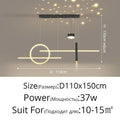 DecorBites™ Black Nordic Style LED Pendant Lights for Living Room Dining Room Lighting