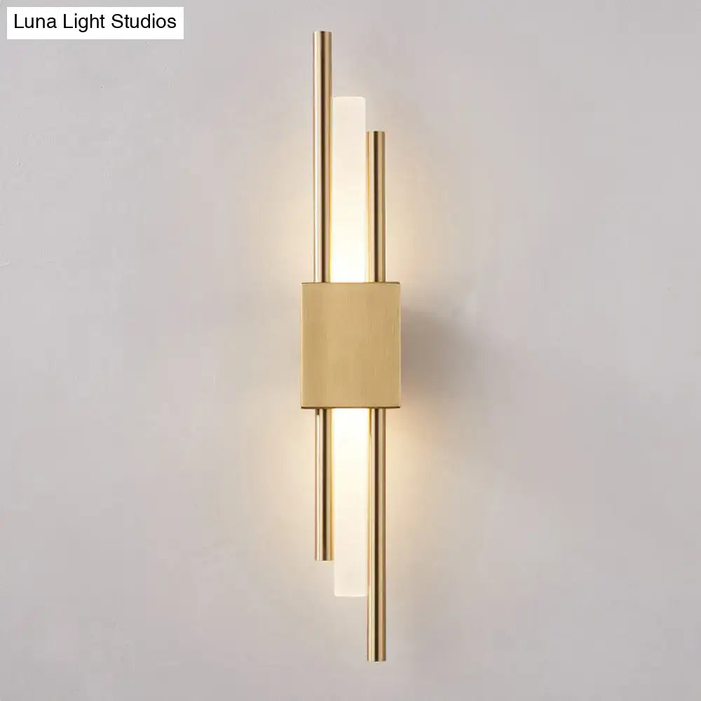 DecorBites™ Modern Rod Wall Light with LED Acrylic Sconce for Stairways.