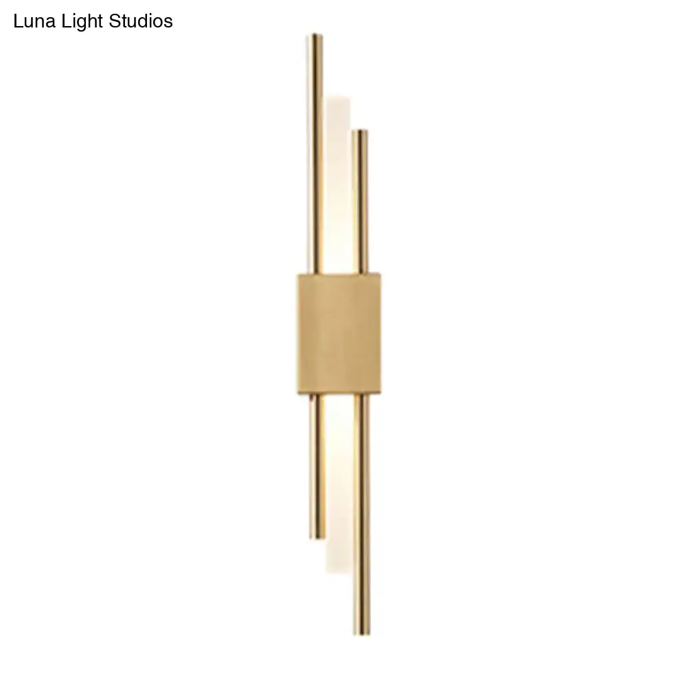 DecorBites™ Modern Rod Wall Light with LED Acrylic Sconce for Stairways.