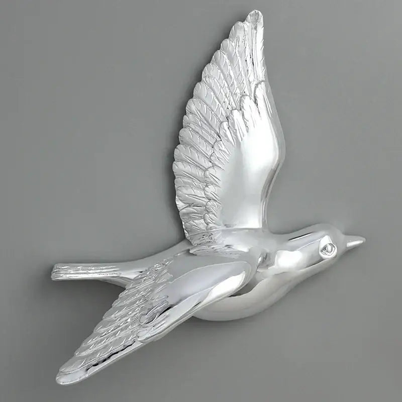 DecorBites™ 3D Bird Resin Statue Wall Decor for Children's Room - Animal Figurine Ornament