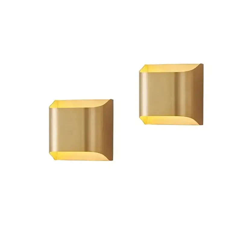 Modern gold wall sconce – living room minimalist wall lamp