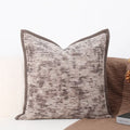 Modern gray and white leaf cushion cover living room decor