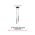 DecorBites™ Concrete Tube Pendant Light Chandelier