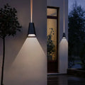 Modern gray led wall washer outdoor sconce for garden and villa