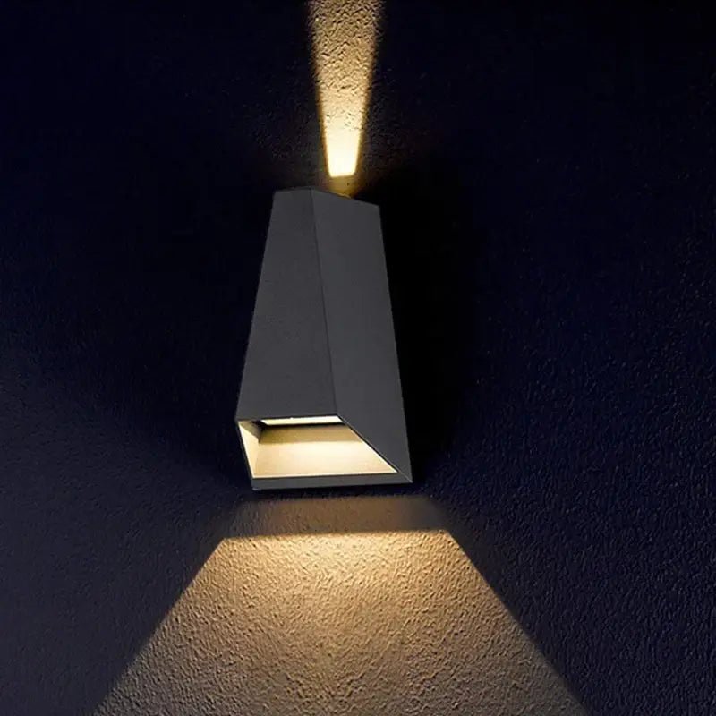 Modern gray led wall washer outdoor sconce for garden and villa