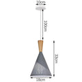 Modern industrial gray & black pendant light – living room geometric