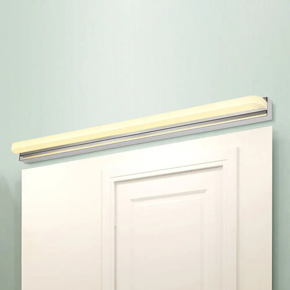 Modern chrome led wall mounted vanity light bathroom sconce