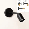Modern matte adjustable gu10 led wall sconce for bedroom