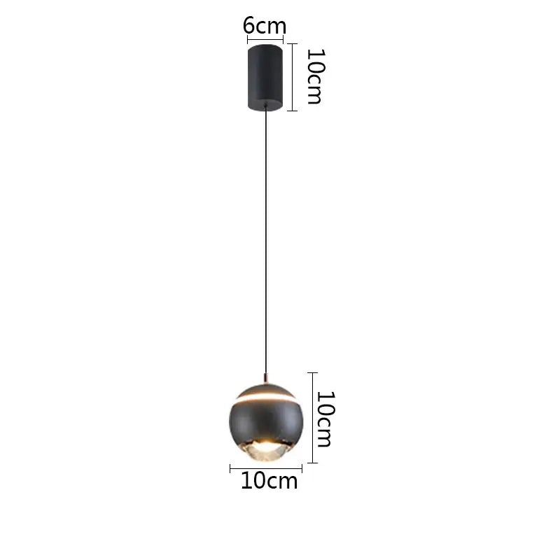 DecorBites™ Ball Pendant Lights for Bedroom, Dining Room, and Kitchen Island