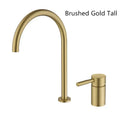 Modern matte black and brushed gold basin faucet bathroom sink tap