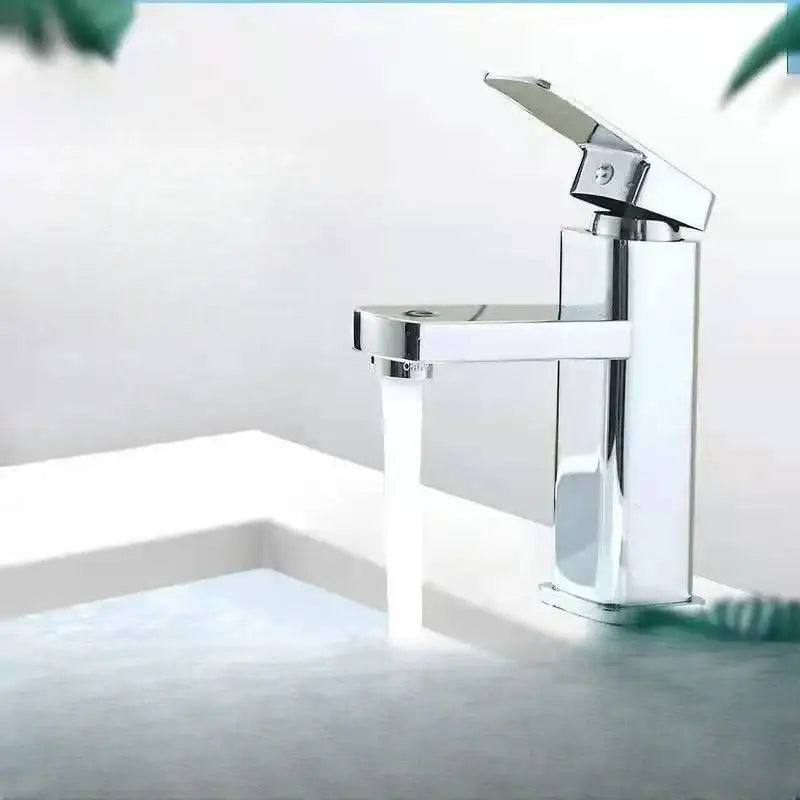 Modern matte black basin faucet bathroom hot cold mixer