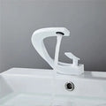 DecorBites™ Black Basin Faucet Brushed Gold Bathroom Mixer Tap Hot Cold Lavotory Chrome