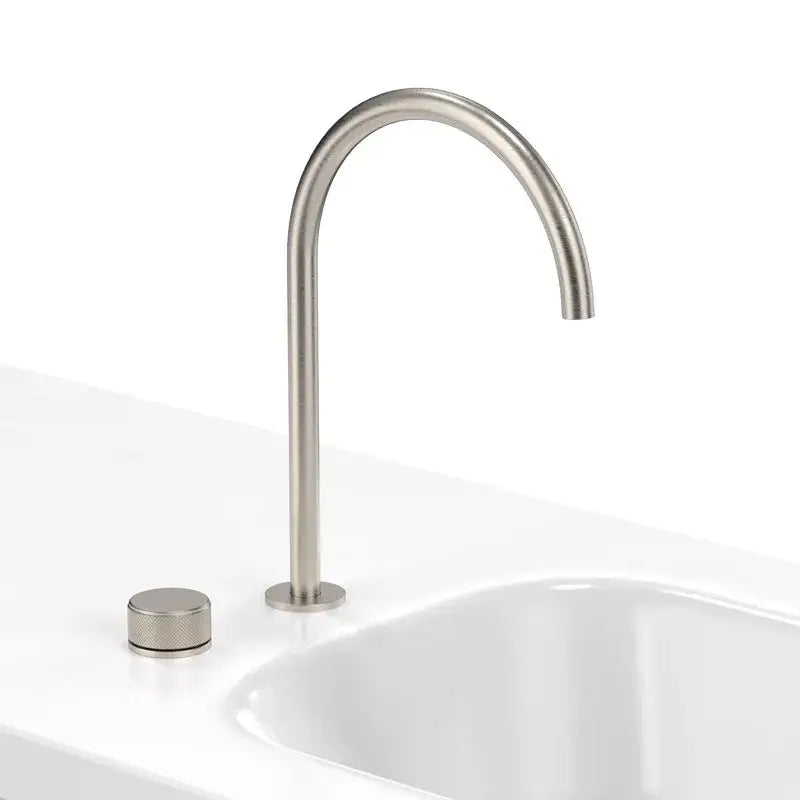 Modern matte black basin faucet brushed bathroom sink tap