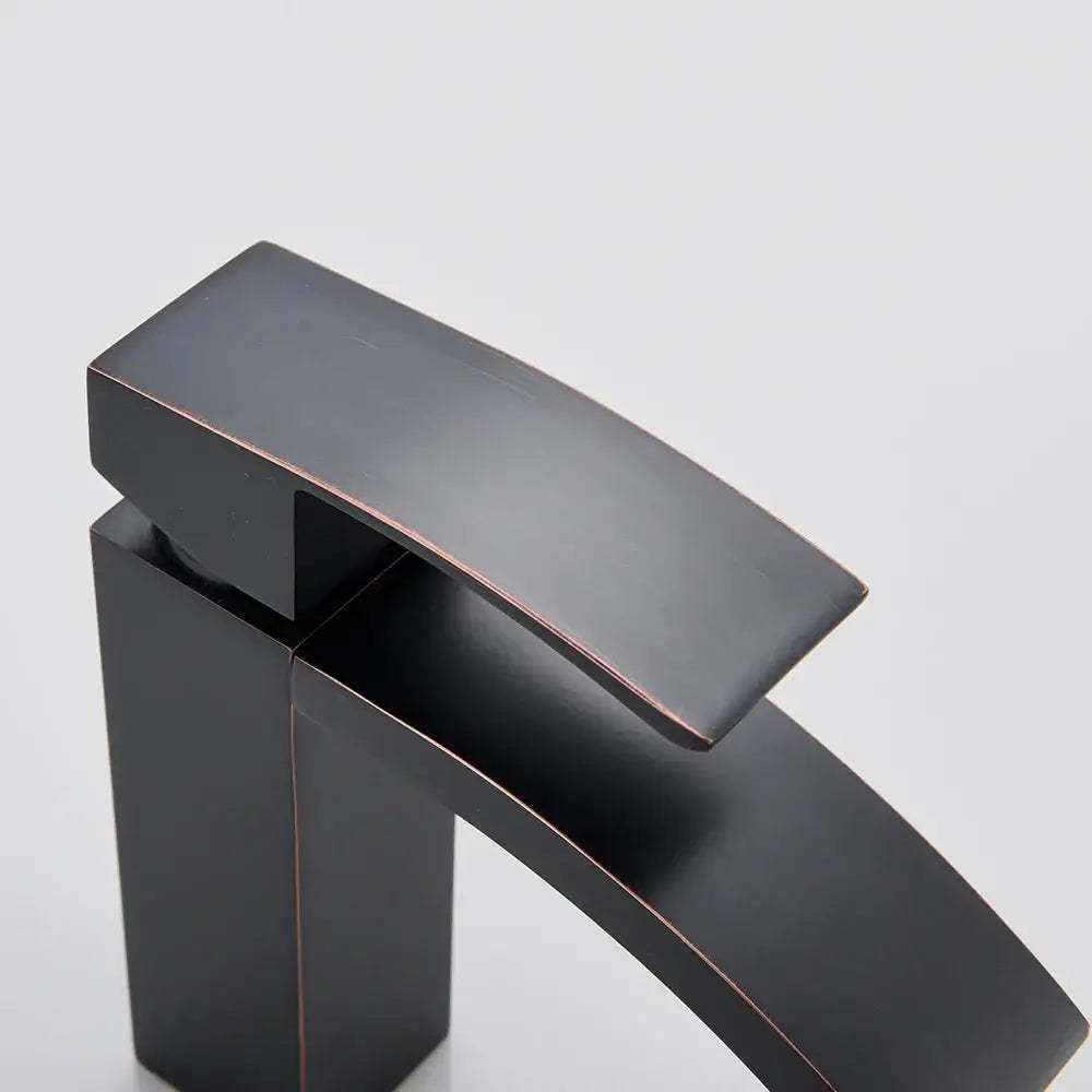 DecorBites™ Black Basin Mixer Faucet with Hot Cold Control