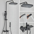 DecorBites™ Grey Thermostatic Digital Shower Faucet Set with Rainfall System