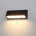 Modern matte black led outdoor wall sconce 110v-120v light fixture
