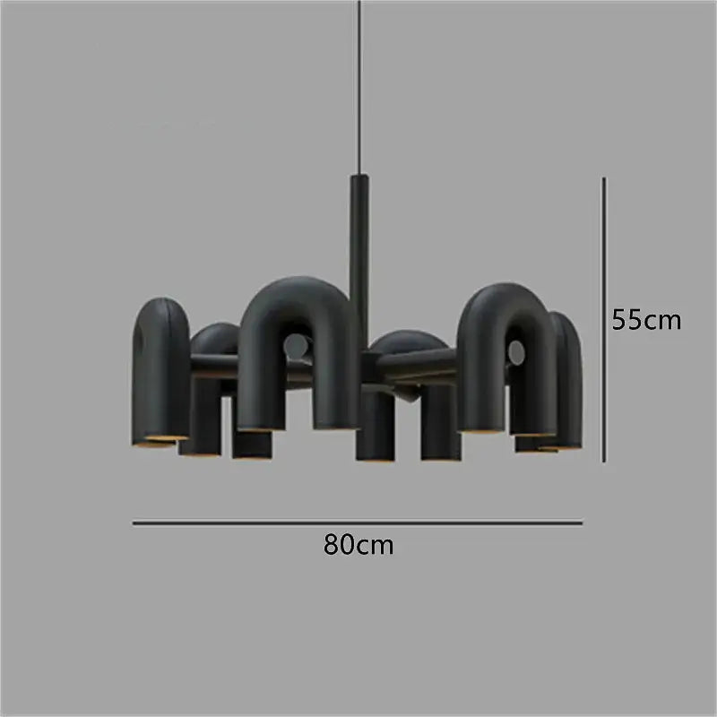 DecorBites™ Cirkus Tube Wall Lamp: Minimalist U-shaped Sconce for Bedside Reading & Decor