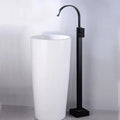 Modern matte black tall basin faucet bathroom sink mixer tap