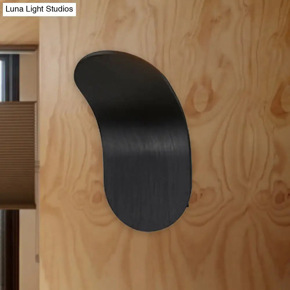 Modern metal bracket wall light – bedroom black gold coffee finish