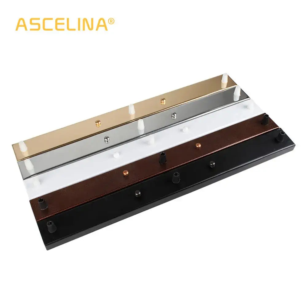 Modern metallic five hook coat rack decorbites ceiling plate hallway