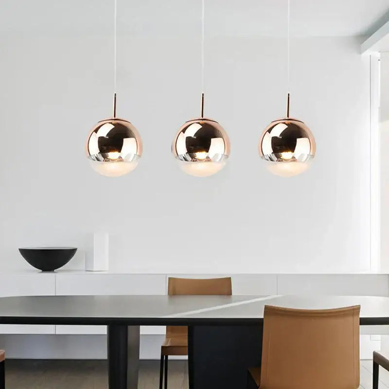 DecorBites™ Ball Pendant Lights Modern Nordic Chandeliers for Bedroom Living Room