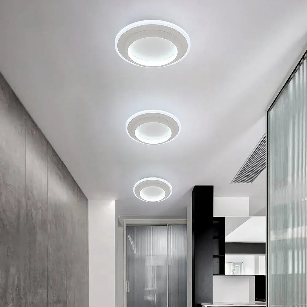 Modern minimalist black acrylic led ceiling lamp bedroom light