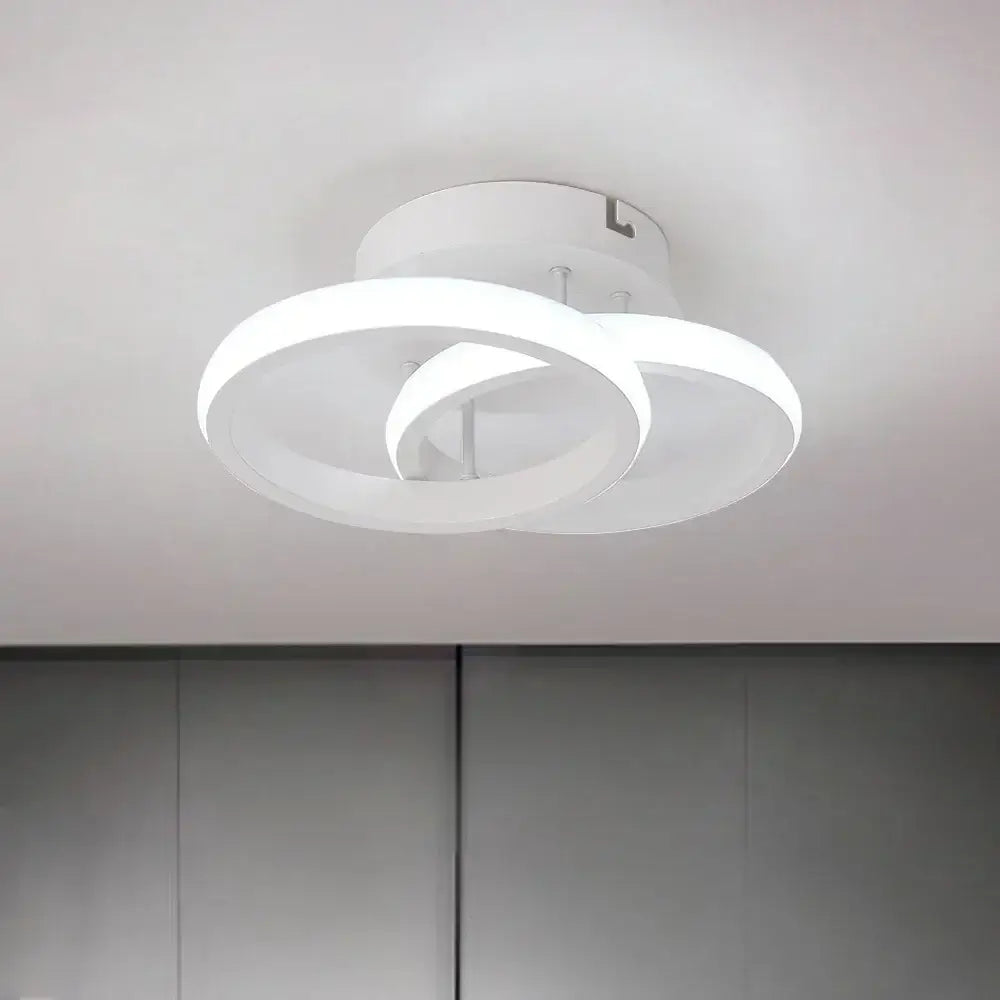 Modern minimalist black acrylic led ceiling lamp bedroom light